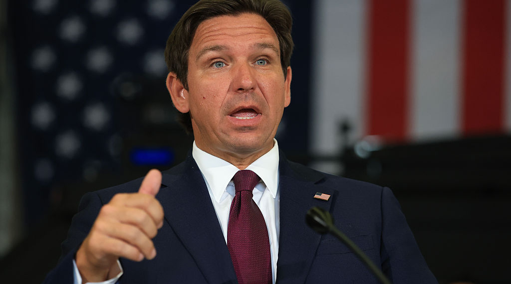 ‘Get Outta Here!’: DeSantis Fires Back at Heckler During Hulk Hogan Tribute