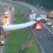 Windmill Turbine Blade Causes Traffic Jam on Interstate When It Breaks Loose