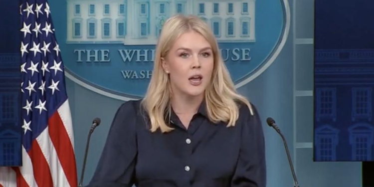 Karoline Leavitt Announces White House Will Begin Construction Of New State Ballroom