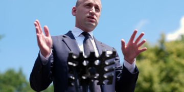 Stephen Miller Gives Remarks On Trump Admin DC Crime Policy