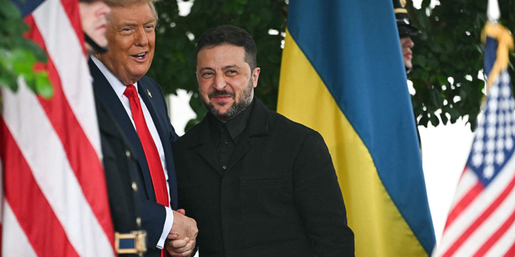 Zelenskyy Dons Suit in Meeting With Trump 
