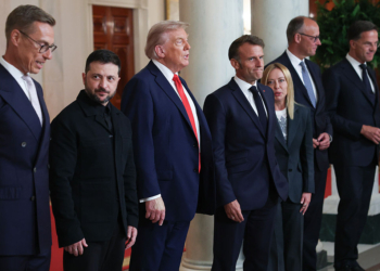 Hot Mic Catches Comments Made By Trump And Other European Leaders Following Press Event
