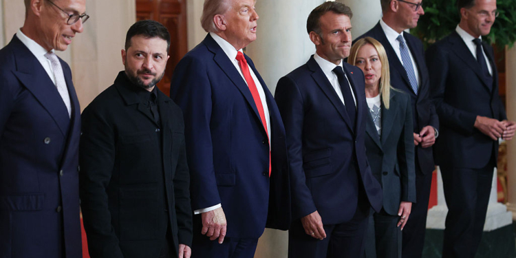 Hot Mic Catches Comments Made By Trump And Other European Leaders Following Press Event