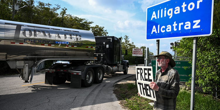 ‘Alligator Alcatraz’ Immigration Facility Could Be Empty Within Days, Florida Official Says