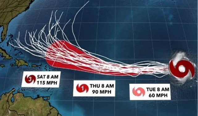 Tropical Storm Erin Could Become First Major Hurricane of Atlantic Season As It Heads Towards US