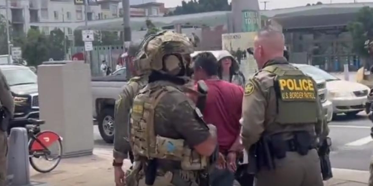 Border Patrol Rounds Up Illegal Immigrant Suspect Outside Venue Hosting Gavin Newsom’s Redistricting Rally