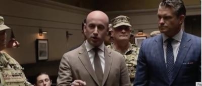 ‘Stupid White Hippies’: Stephen Miller Annihilates Boomer Dotards Heckling Troops In DC