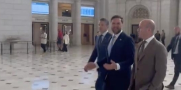 Watch As JD Vance, Pete Hegseth Stroll Through Major Landmark To See See How Trump’s DC Crime Crackdown Is Going
