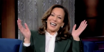 Watch As Kamala Harris Laughs Hysterically When Asked What Her Upcoming Book Is About