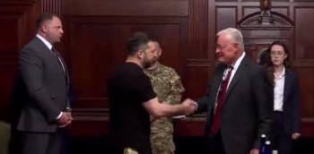Zelenskyy Wears T-Shirt During Meeting With Top Trump Official