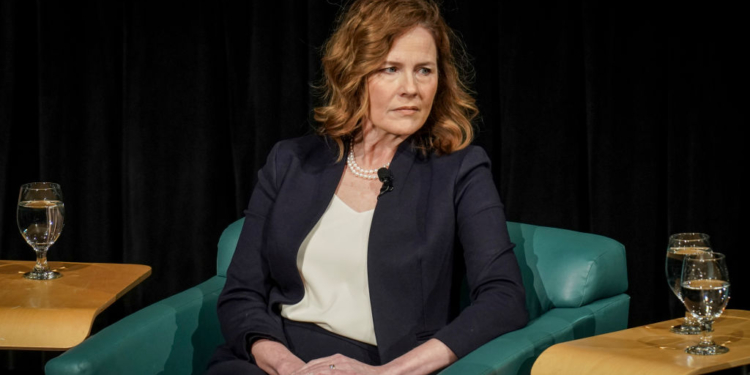 Barrett Justifies Court’s Decision on Abortion: ‘It Didn’t Roll Back Rights’