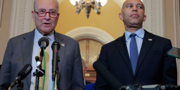 Trump Posts AI Video Mocking Schumer, Jeffries as Shutdown Looms