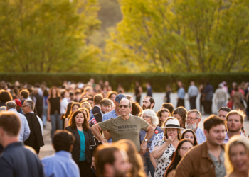 Leavitt Calls Charlie Kirk ‘Beaming Light’ at Vigil