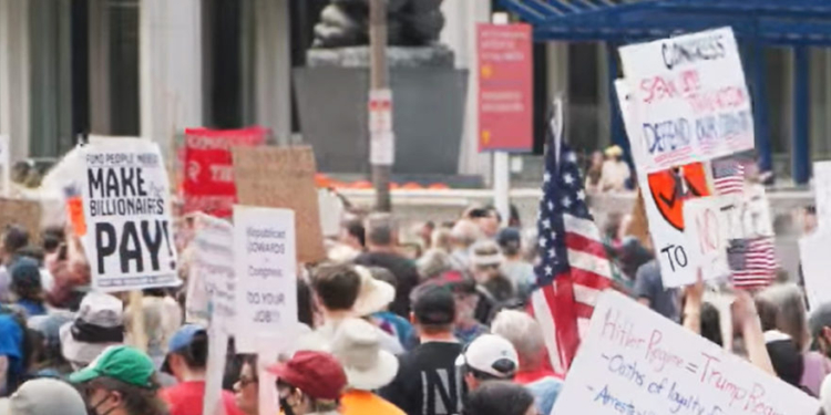 Billionaires Bankroll Anti-Trump ‘Workers Over Billionaires’ Protests