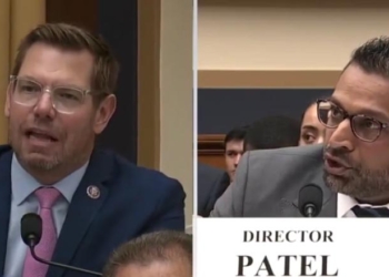 ‘Bullsh*t’: Kash Patel Erupts At Eric Swalwell During Heated Hearing Exchange