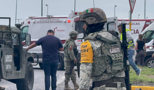 Eight Captured Gulf Cartel Gunmen Injured During Crash in Mexican Border State