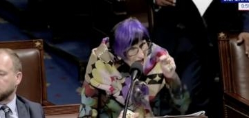 Purple Haired Dem Spends Over A Minute Shrieking At Republicans Over Healthcare