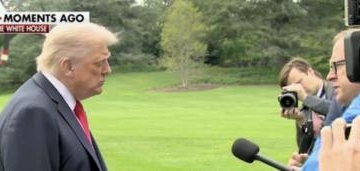 Trump Pressed About Bondi Saying She Will Pursue Americans For Hate Speech