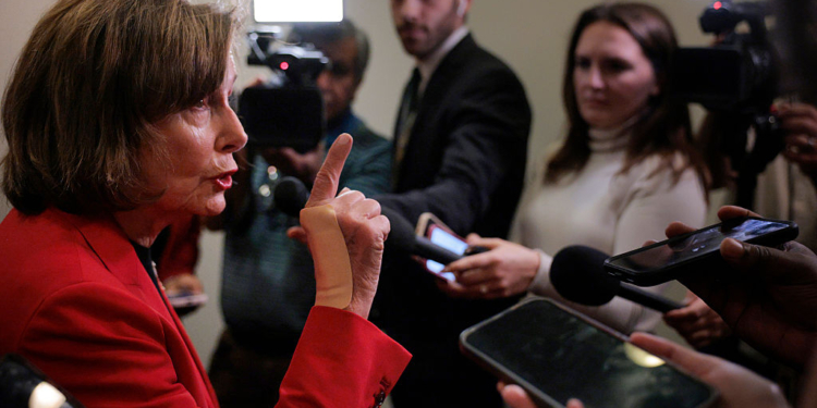 Pelosi Has An Intense Exchange With Reporter Over J6 Allegation