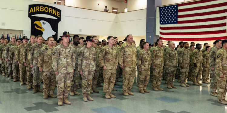 America’s ‘Screaming Eagles’ Officially Take Command Of Military Presence At Border