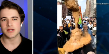 Democrat Influencer Proves He Can’t Take Joke After Trump Posts AI Video Dumping Poop On Him