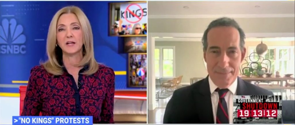 Jamie Raskin Paints Rosy Picture Of ‘No Kings’ Protests, Ignores Death Threats Against Trump, Stephen Miller