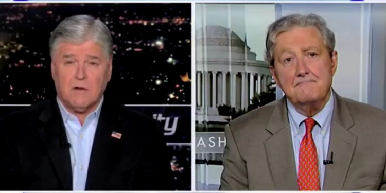 John Kennedy Tells Hannity When He Suspected Biden Was Declining
