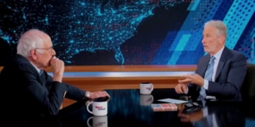 Jon Stewart Gives Basic Economics Lesson To Socialist Bernie Sanders