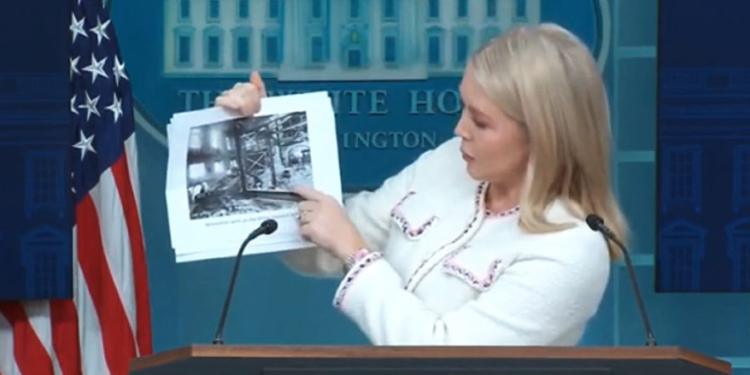 Karoline Leavitt Brings Receipts As Reporter Tries To Stump Her On Construction At White House