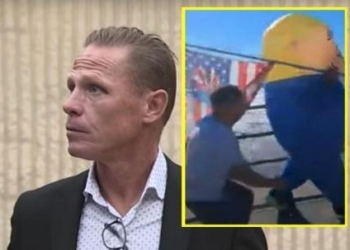 Man Arrested After Alleged Attack On Trump Supporters Wearing Inflatable Costume