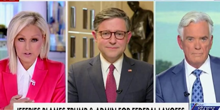 Mike Johnson Pours Cold Water On Reports He Will Debate Hakeem Jeffries, Says Won’t Happen Until Gov’t Reopens