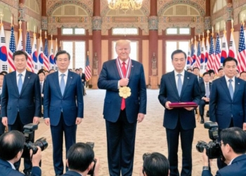 Trump Receives Grand Order of Mugunghwa During South Korea Visit