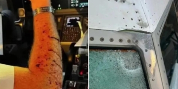 United Airlines Flight Forced To Land After Mysterious Object Hit Windshield