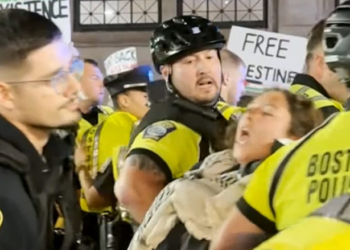 Violent Pro-Palestinian Oct. 7 Protest Leaves Four Boston Officers Hospitalized