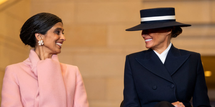 Melania Trump and Usha Vance Make First Joint Trip to Meet Military Families