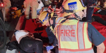 20 Hospitalized After Church Camp Bus Overturns in Southern California Mountains