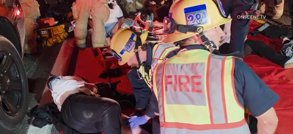 20 Hospitalized After Church Camp Bus Overturns in Southern California Mountains