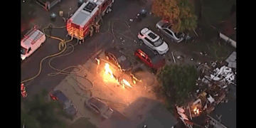 Massive Blast Levels California Home, Injures 8 and Forces Neighborhood Evacuations