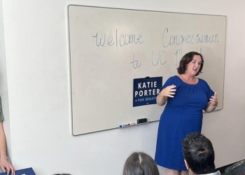 Democrat Katie Porter Falls Behind Outspoken GOP Candidate In Shocking California Poll