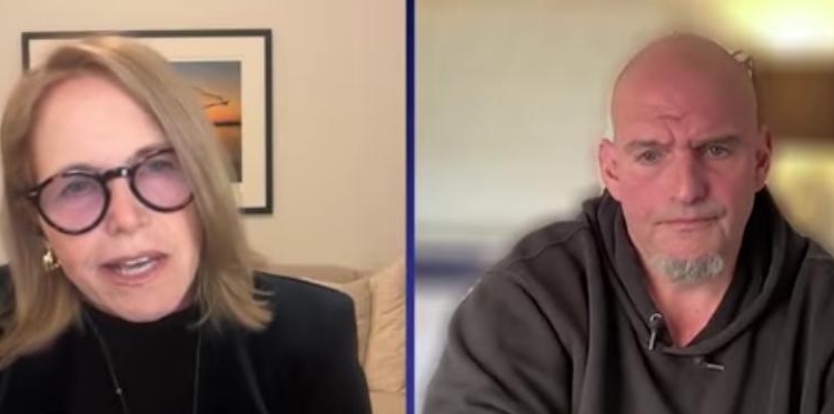 John Fetterman Doesn’t Bite As Katie Couric Prods Him To Condemn Charlie Kirk