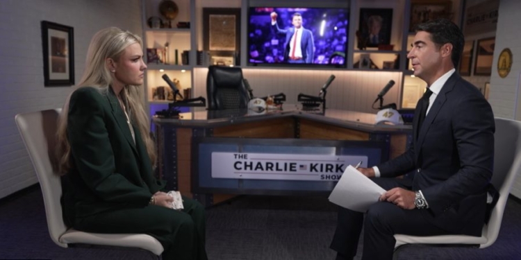 ‘Not Our Mess’: Erika Kirk Speaks Out On Jimmy Kimmel’s Crass Comments About Husband’s Assassination