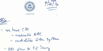 Read Handwritten Notes On Clinton’s ‘Plan To Tie Trump’ That James Comey Left In An FBI Safe