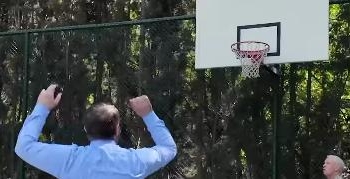 Terror Leader Turned President Shoots Hoops With US Officials Ahead Of White House Visit
