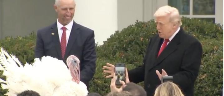 Trump Says He Saved Turkeys From Being Deported To Notorious Foreign Prison In Hilarious Moment