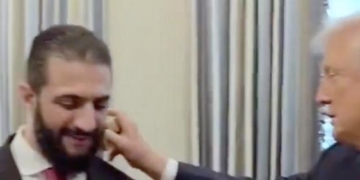 Trump Sprays Ex-Terrorist Leader With Cologne, Asks How Many Wives He Has