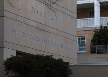 Trump’s Name Added to Institute of Peace Building 