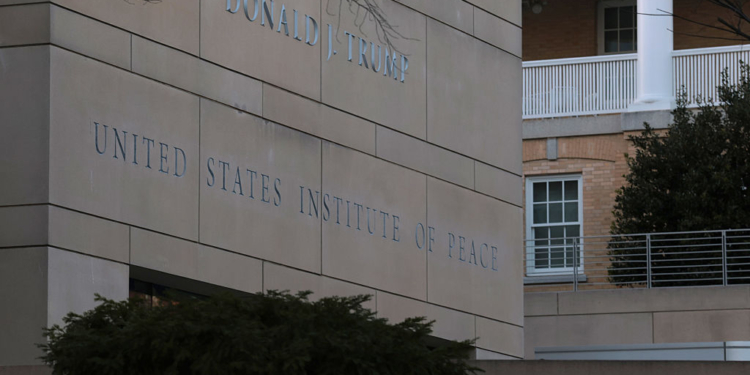 Trump’s Name Added to Institute of Peace Building 