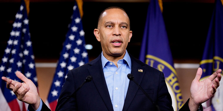 Dems Drop Epstein Estate Photos as Fight Over Secret Files Escalates