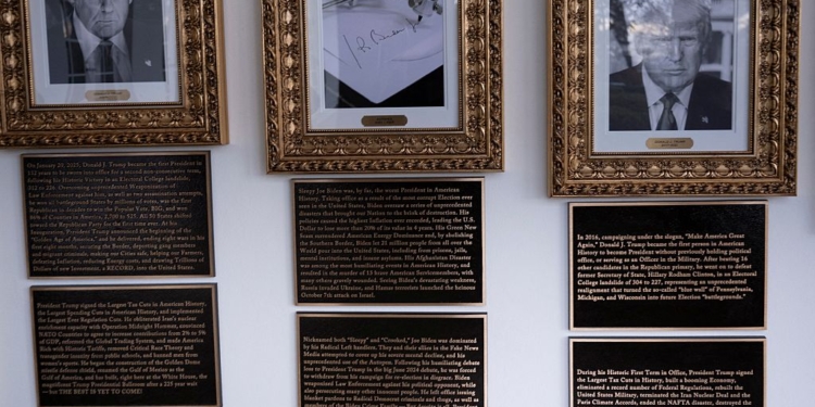 Joe Rogan Slams Trump on Biden Plaque