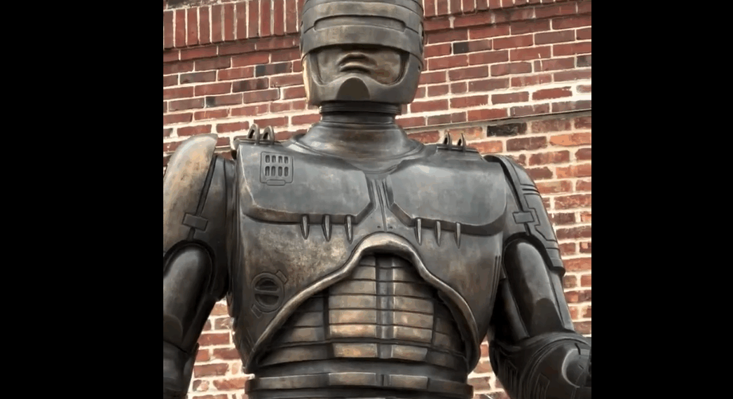 RoboCop Statue Finally Guards Detroit After 15-Year Journey